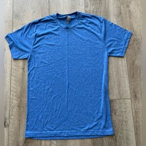 Next Level Apparel Blank Short Sleeve Shirt in Blue Size Medium